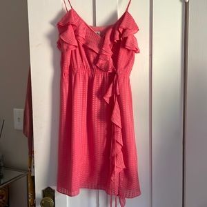Coral milly single strap dress very flattering on worn twice